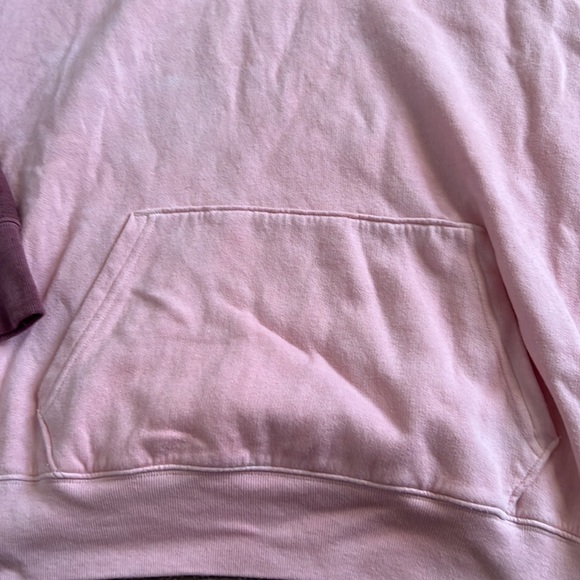 PINK campus dip dye hoodie - Picture 4 of 5